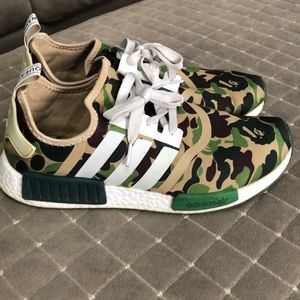 Size 10.5 Adidas/Bape NMD